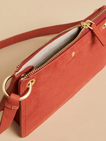 Spartina Siren Carrie Crossbody in Terracotta-Purse-Lemons and Limes Boutique