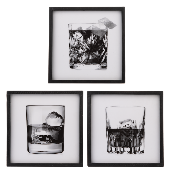 Framed Drink Glass-Home Decor-Lemons and Limes Boutique