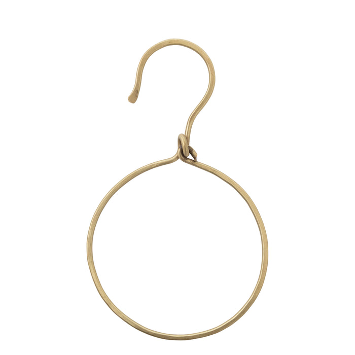 Metal Ring with Hook, Brass Finish--Lemons and Limes Boutique