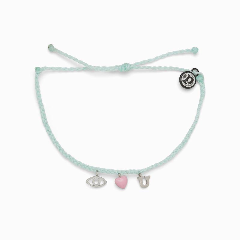 Pura Vida Lover Alphabet Bead Bracelet