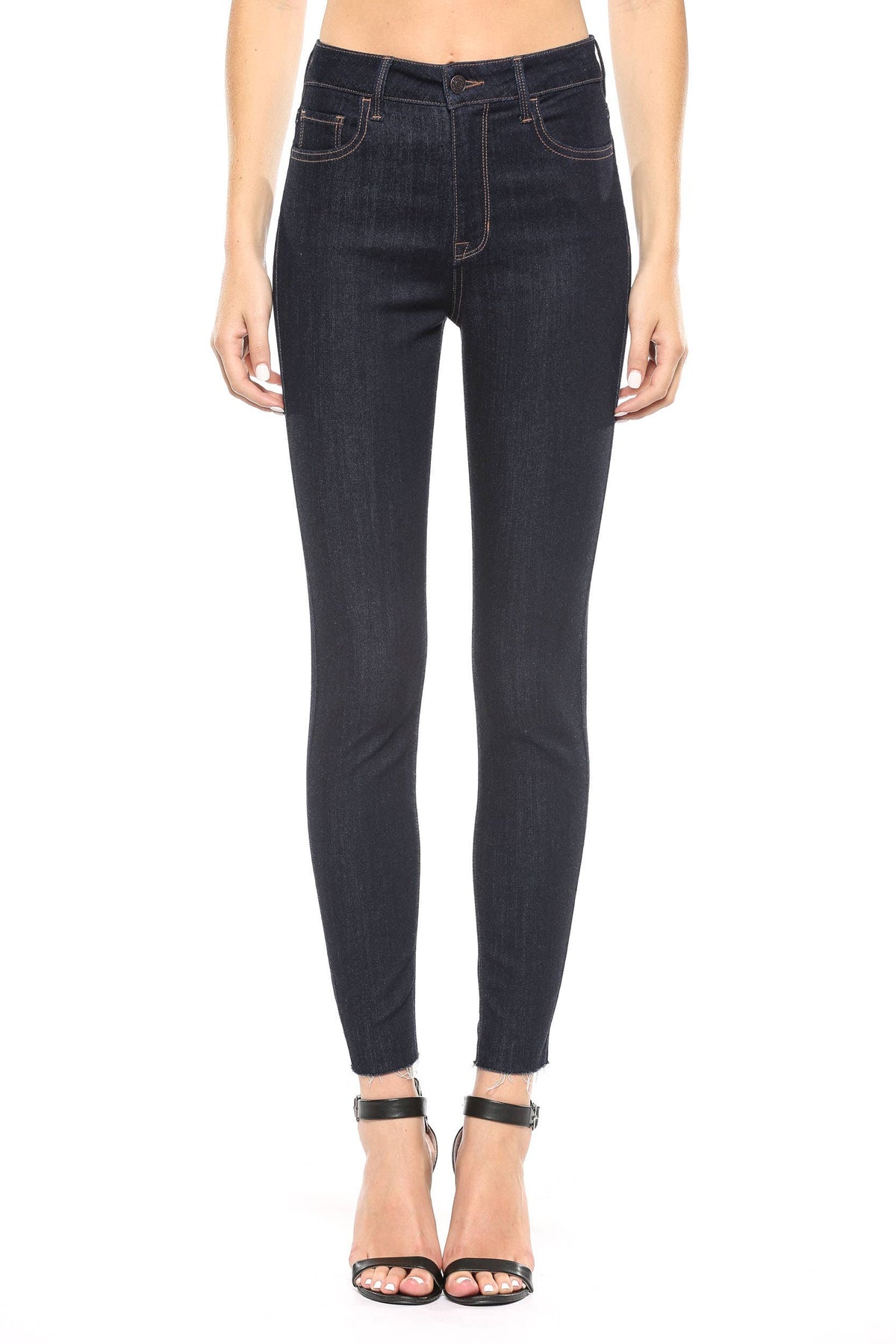 Rich Dark Rinse Skinny Jeans--Lemons and Limes Boutique