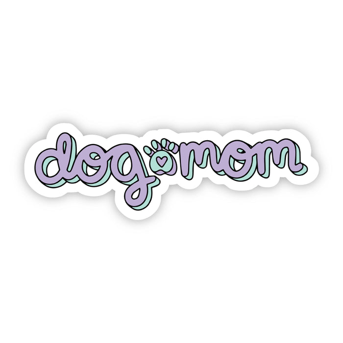 Dog Mom Purple Lettering Sticker--Lemons and Limes Boutique