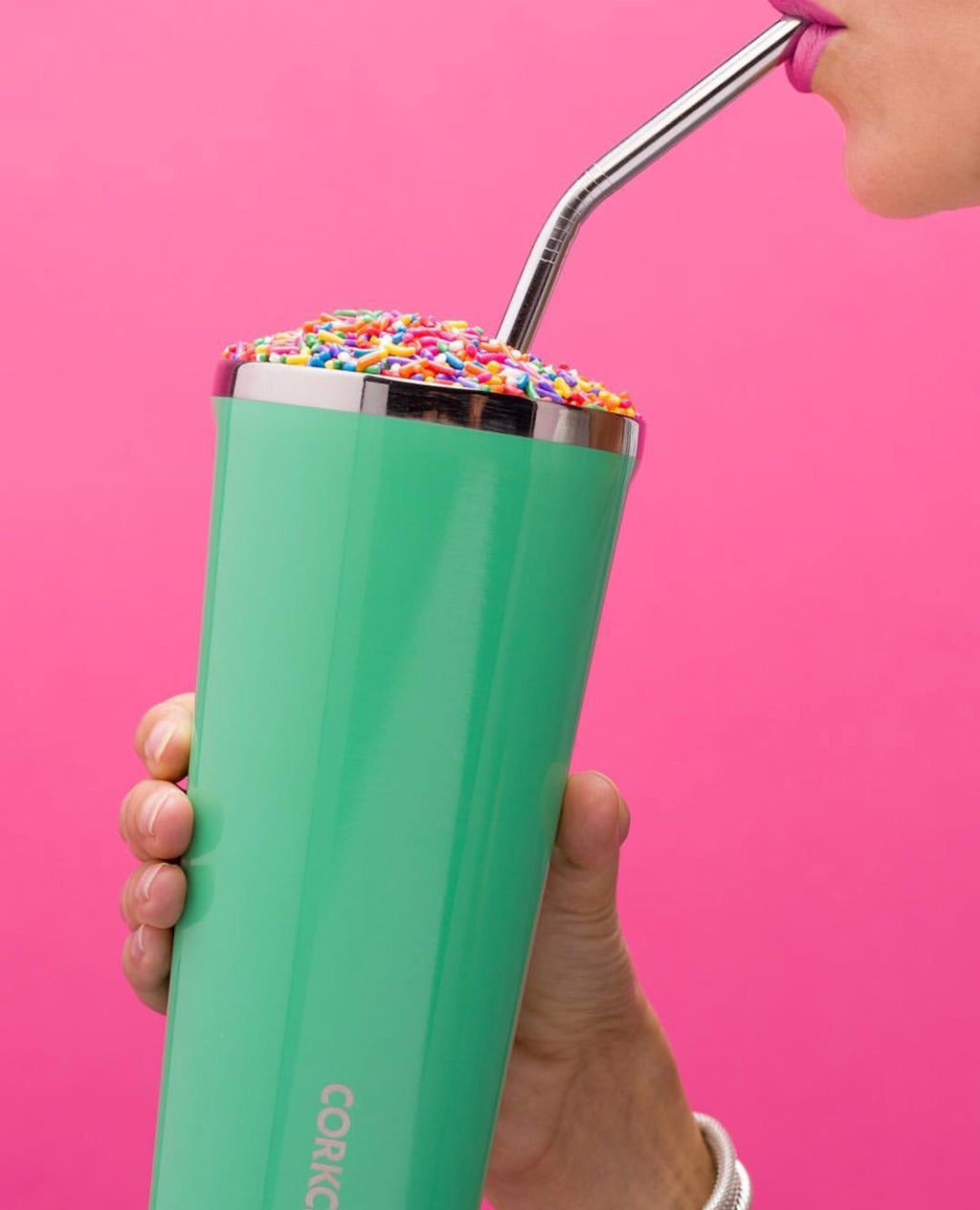 Corkcicle Stainless Steel Tumbler Straw 2 Pack $ 9.95