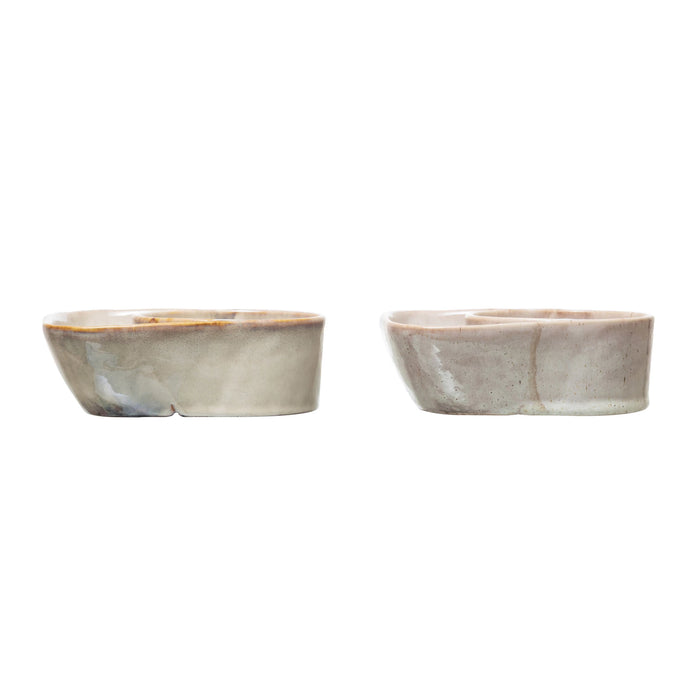 Stoneware Cracker & Soup Bowl, Reactive Glaze (Each One Will Vary)-Decor-Lemons and Limes Boutique
