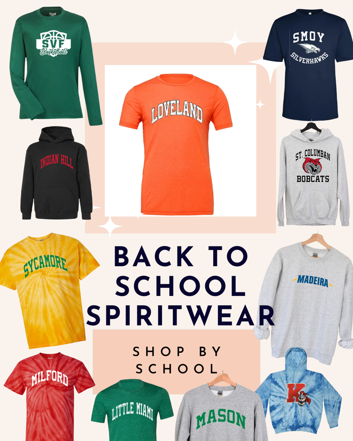 Loveland Tigers School Logo Orange Tee - Youth and Adult