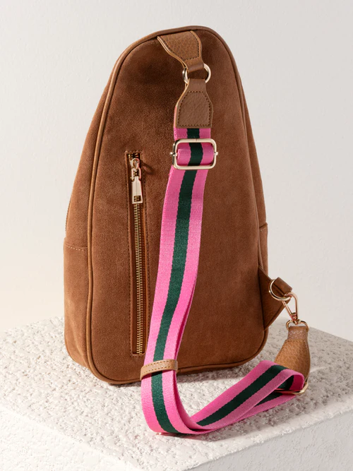 Blakely Sling Bag in Walnut by Shiraleah-Lemons and Limes Boutique