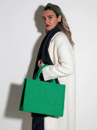 Knotted Plaid Headband in Emberald by Shiraleah-Lemons and Limes Boutique