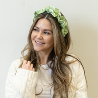 Ruffle Headband in Green--Lemons and Limes Boutique