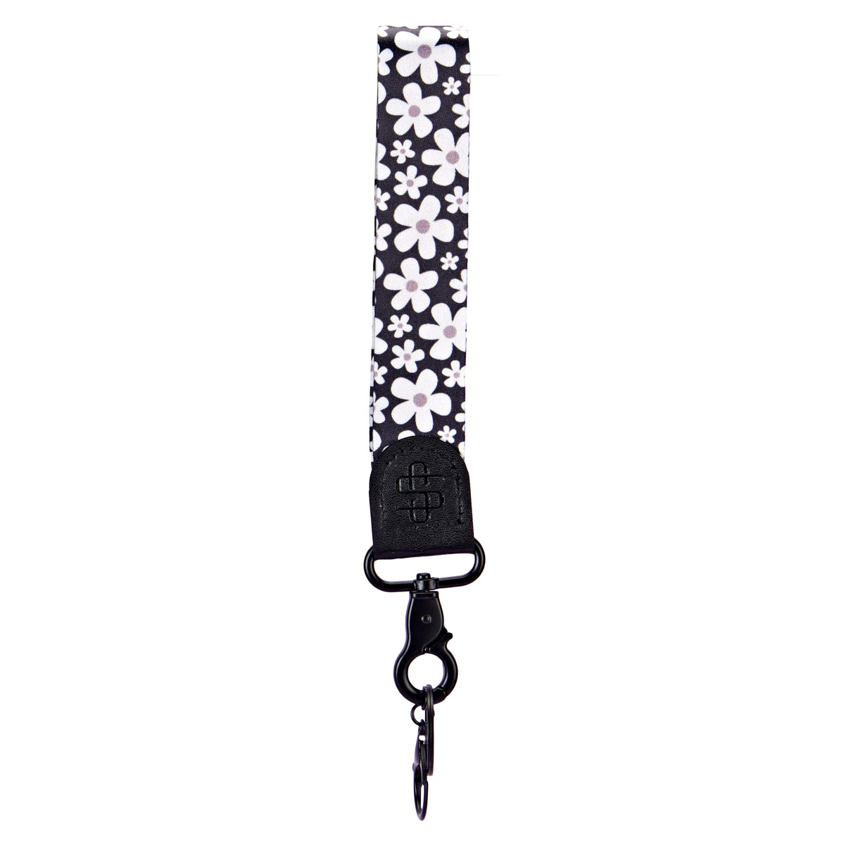 Key Fob in Black Floral by Simply Southern--Lemons and Limes Boutique