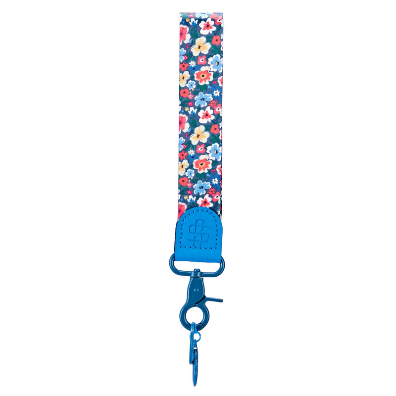 Key Fob in Multi Floral by Simply Southern--Lemons and Limes Boutique