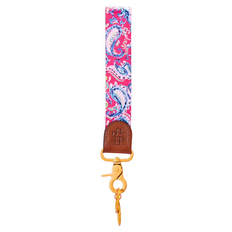 Key Fob in Paisley by Simply Southern--Lemons and Limes Boutique