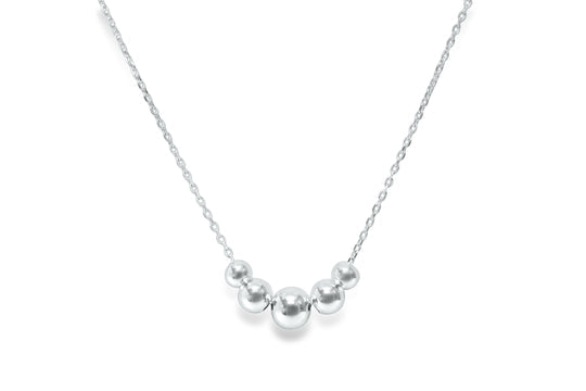 Classic having a ball necklace-Silver--Lemons and Limes Boutique