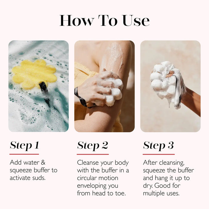 Beach Grass | Boxed Flower-Body Wash Infused Buffer-Lemons and Limes Boutique