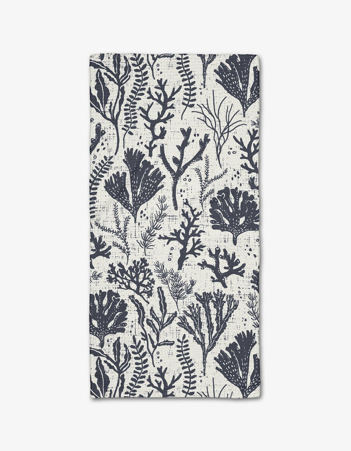 Textured Coral Bar Towel by Geometry-Lemons and Limes Boutique