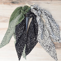 Spotty Dot Hair Scarf--Lemons and Limes Boutique