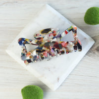 Brenda Hair Clips-Multicolor Clip (individual)-Lemons and Limes Boutique