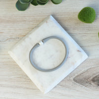 Balance Bangle Bracelets: Silicone and Pearl-Gray-Lemons and Limes Boutique