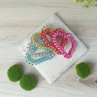 Heart Lauren Lane Hair Coils in Large or Skinny-Hair Accessories-Lemons and Limes Boutique