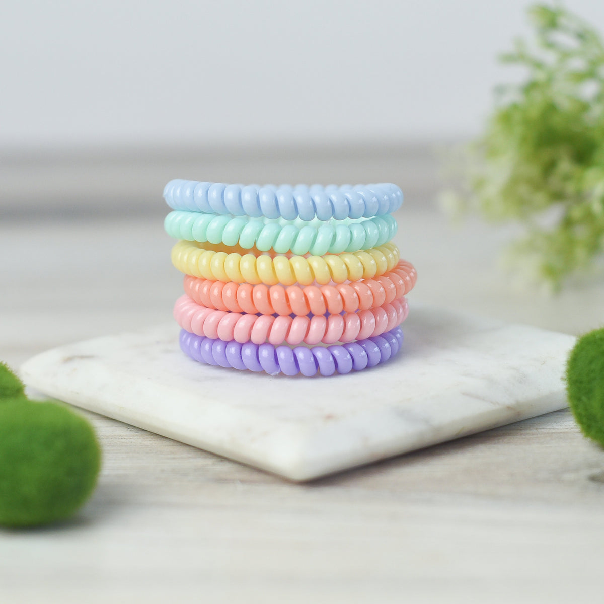 Skinny Lauren Lane Hair Coil Set in Beach Day-Lemons and Limes Boutique