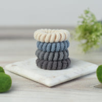 Medium Chenille Lauren Lane Hair Coil Set in 4 Color Sets-Hair Accessories-Lemons and Limes Boutique