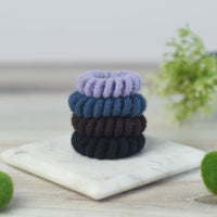 Medium Chenille Lauren Lane Hair Coil Set in 4 Color Sets-Hair Accessories-Lemons and Limes Boutique