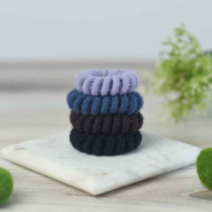 Medium Chenille Lauren Lane Hair Coil Set in 4 Color Sets-Hair Accessories-Lemons and Limes Boutique