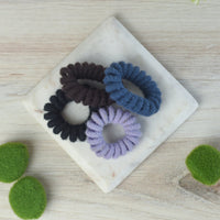 Medium Chenille Lauren Lane Hair Coil Set in 4 Color Sets-Hair Accessories-Lemons and Limes Boutique