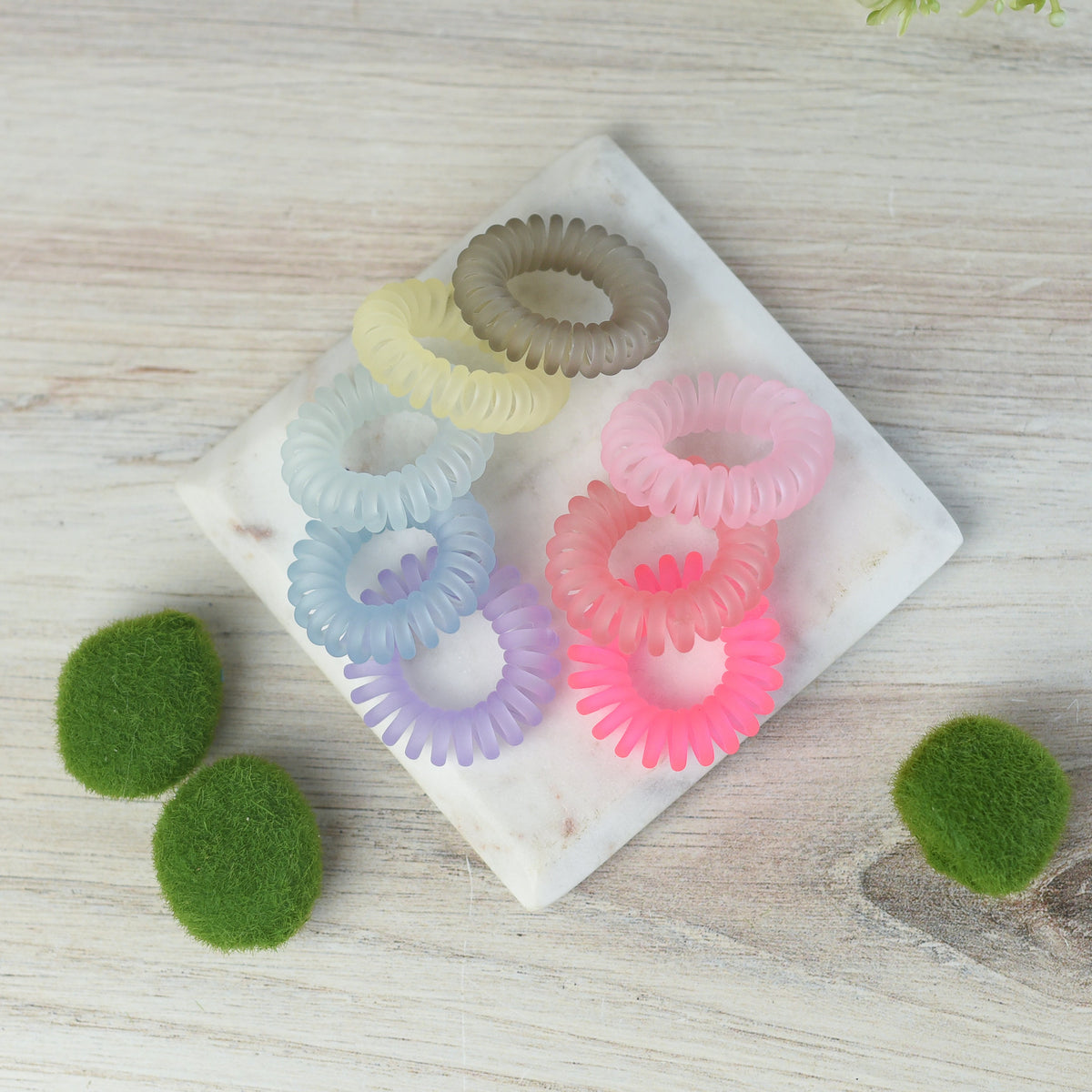 Medium Lauren Lane Hair Coil Set in Cabana-Lemons and Limes Boutique