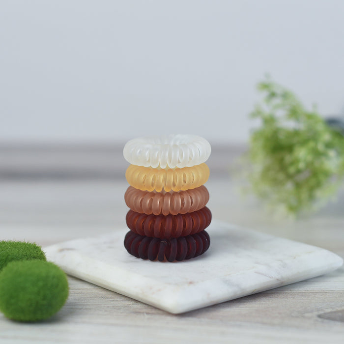 Medium Lauren Lane Hair Coil Set in Latte-Lemons and Limes Boutique