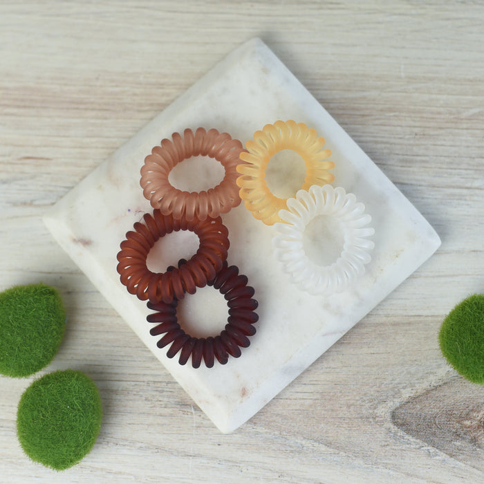 Medium Lauren Lane Hair Coil Set in Latte-Lemons and Limes Boutique