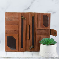 Genuine Leather and Hide: Travel Wallet-Wallet-Lemons and Limes Boutique