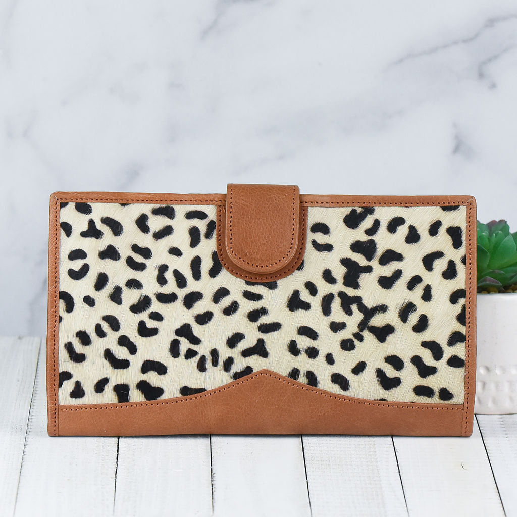 Genuine Leather and Hide: Travel Wallet-Wallet-Lemons and Limes Boutique