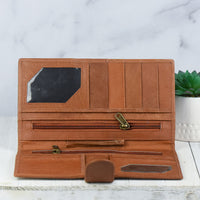 Genuine Leather and Hide: Travel Wallet-Wallet-Lemons and Limes Boutique