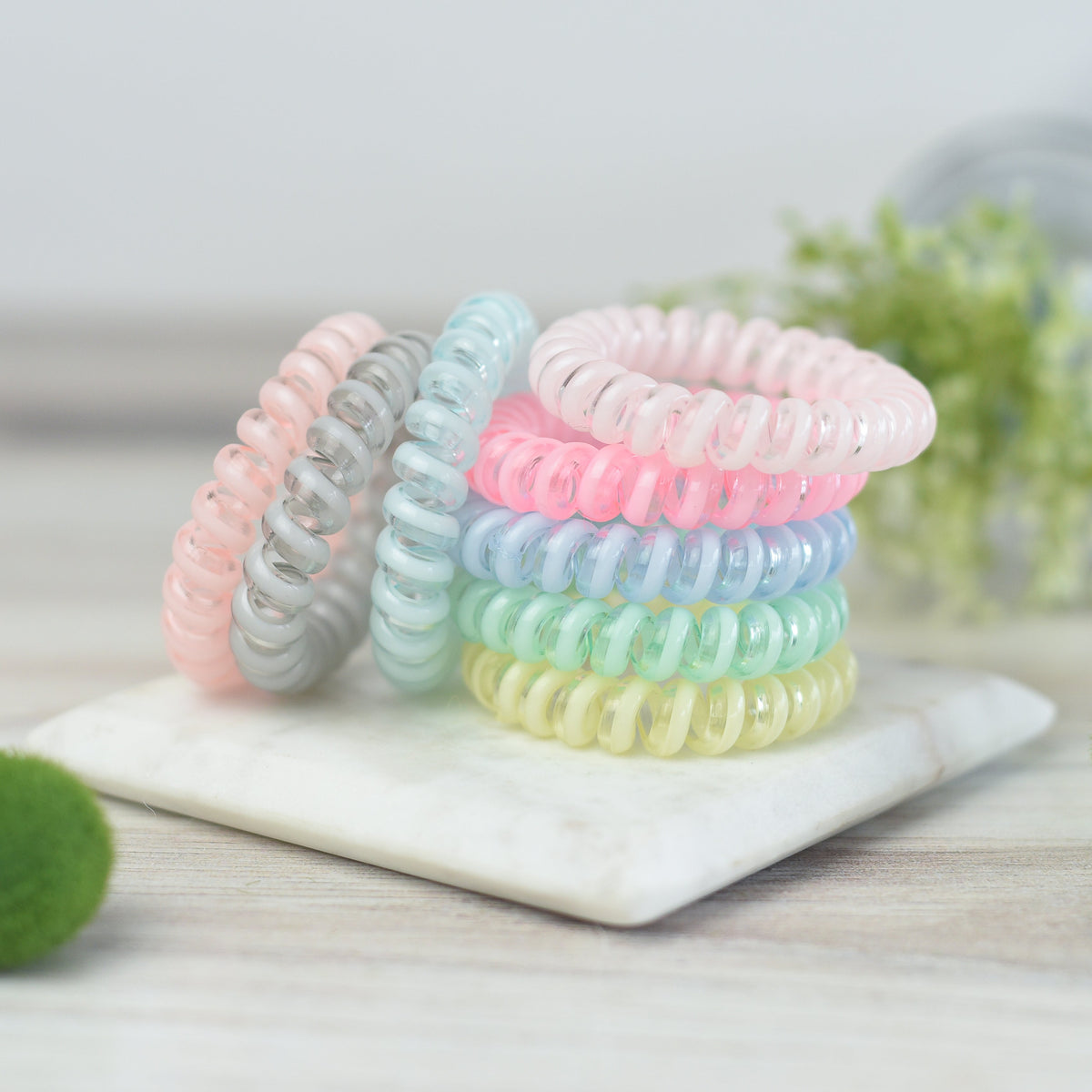 Large Lauren Lane Hair Coil Set in Pastel Pop--Lemons and Limes Boutique