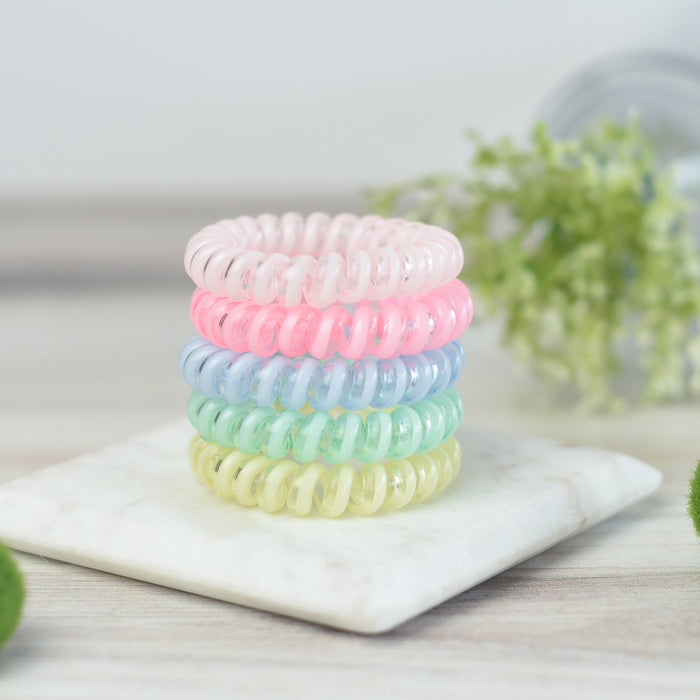 Large Lauren Lane Hair Coil Set in Pastel Pop--Lemons and Limes Boutique