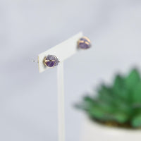 Tory Semi Precious Natural Stone Claw Stud Earrings--Lemons and Limes Boutique