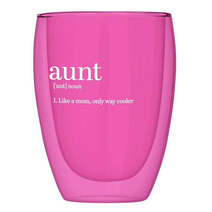 Double-Wall Stemless Glass - Aunt-Lemons and Limes Boutique