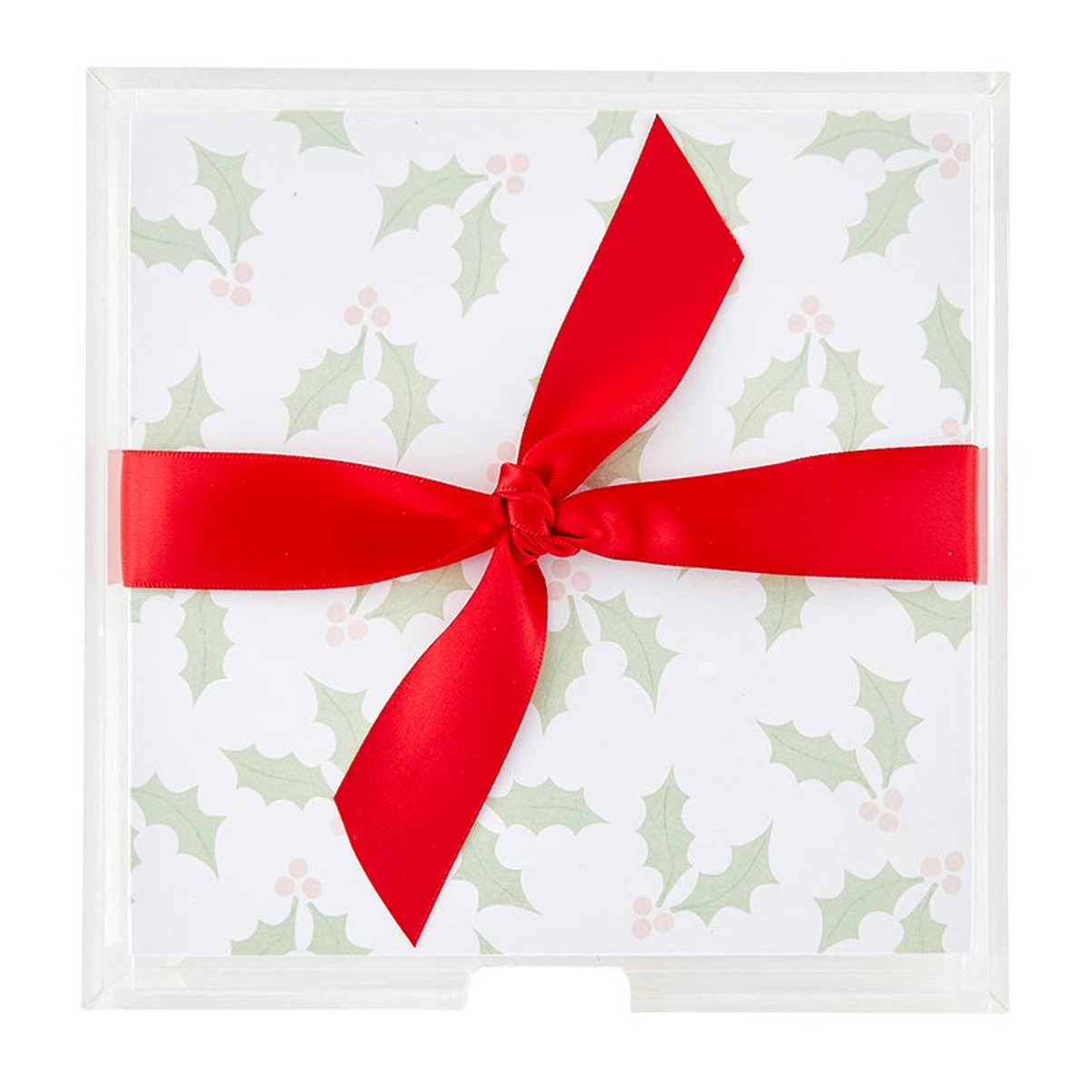 Square Notepad with Tray - Mistletoe-Lemons and Limes Boutique