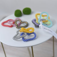 Heart Lauren Lane Hair Coils in Large or Skinny-Hair Accessories-Lemons and Limes Boutique