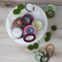 Lauren Lane Hair Coil Starter Pack! (Set of 10-12 assorted hair coils)-Hair Accessories-Lemons and Limes Boutique