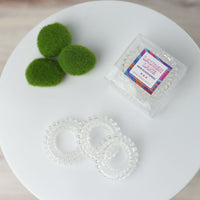 Pretty Pony Hair Coil 3 Piece Set in Clear Box--Lemons and Limes Boutique