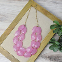 Sophia Statement Necklace-Necklace-Orchid-Lemons and Limes Boutique