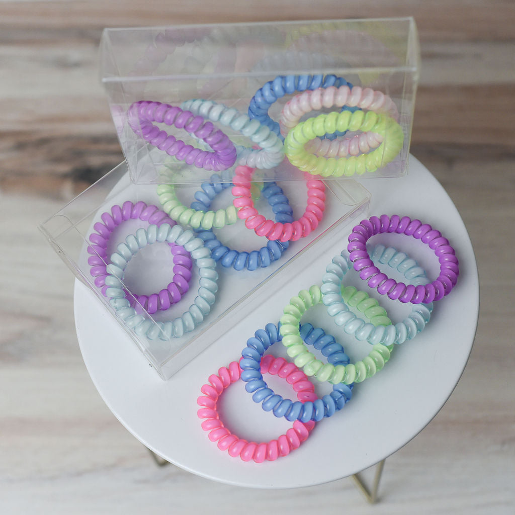 Large Lauren Lane Hair Coil Set in Spring Fling--Lemons and Limes Boutique