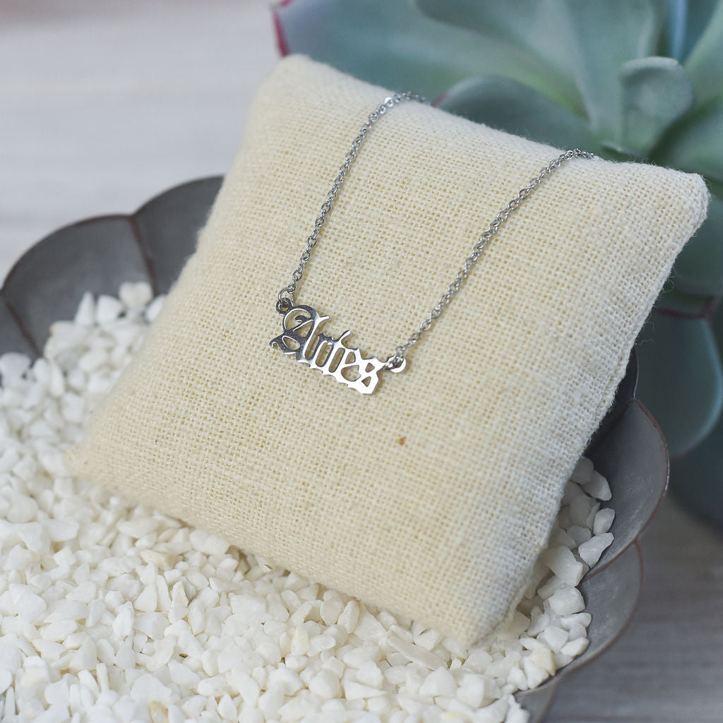 Silver Zodiac Astrology Pendant Necklaces-Necklace-Aries-Lemons and Limes Boutique