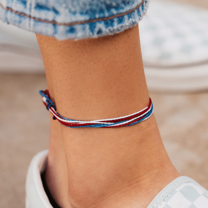 Charity Anklet in Homes for Our Troops by Pura Vida--Lemons and Limes Boutique