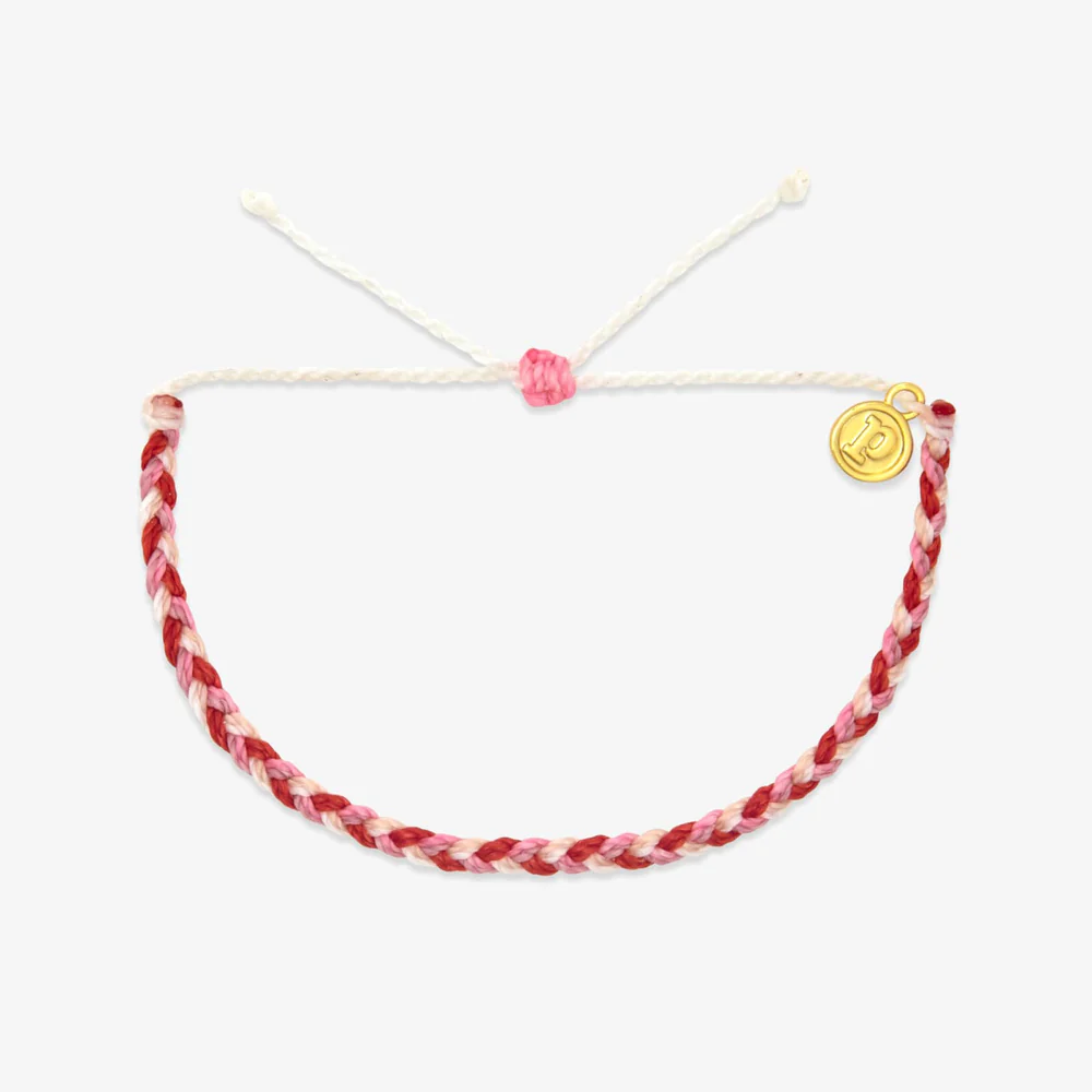 Mini Braided Bracelet in Love You More by Pura Vida-Lemons and Limes Boutique