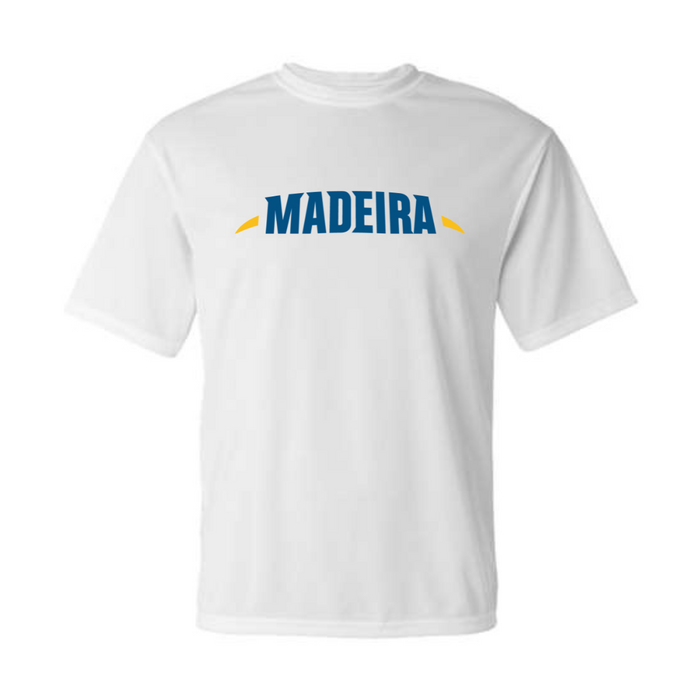 Two Color Flag Madeira Performance T-Shirt on White--Lemons and Limes Boutique