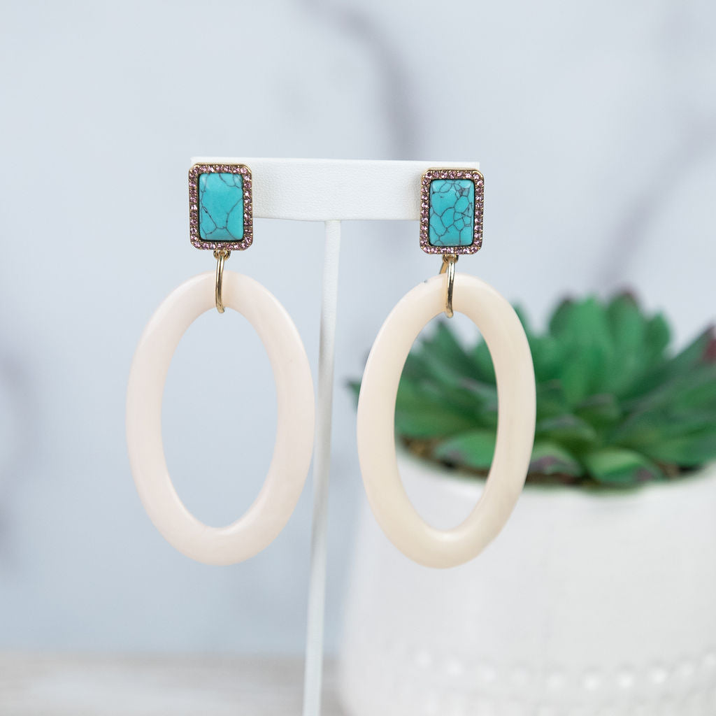 Drea Dangle Earrings-Earrings-Lemons and Limes Boutique