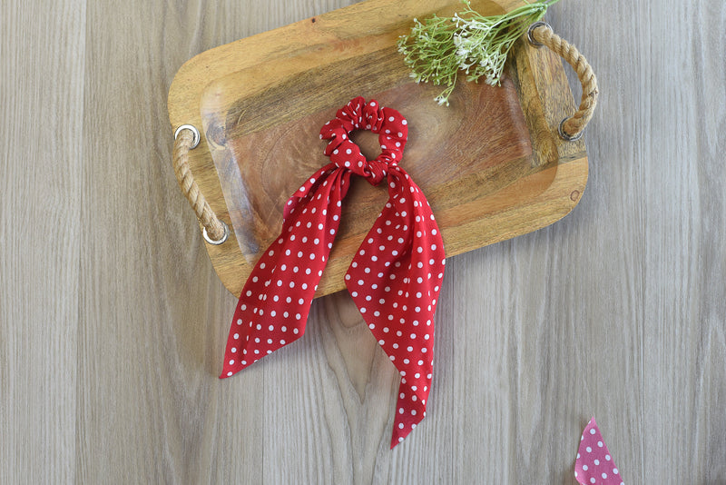 Polka Dot Hair Scarf-Hair Scarf-Lemons and Limes Boutique