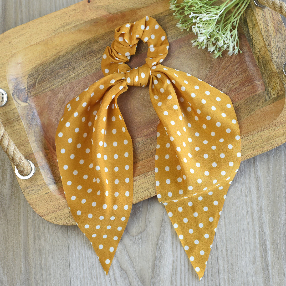 Polka Dot Hair Scarf-Hair Scarf-Lemons and Limes Boutique